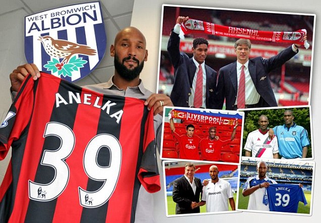 Anelka Gabung dengan Klub Keenam di Liga Premier 